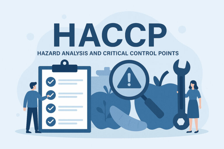 HACCP Certification with food safety checklist, hazard analysis, and critical control points process for compliance in India