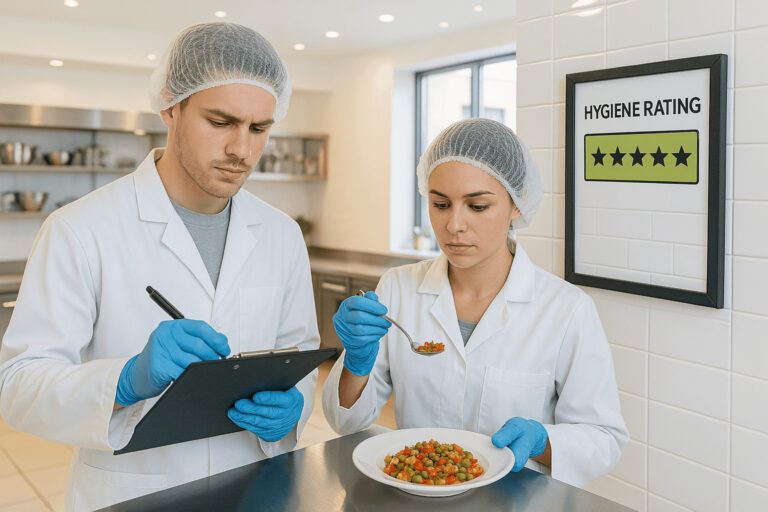 hygiene rating inspection under the FSSAI Hygiene Rating Scheme.