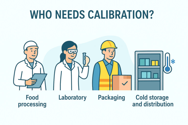 Who needs calibration — food industry professionals, laboratories, packaging units, cold storage facilities, and manufacturing plants — ensuring accuracy, compliance, and quality through NABL-traceable calibration services in India