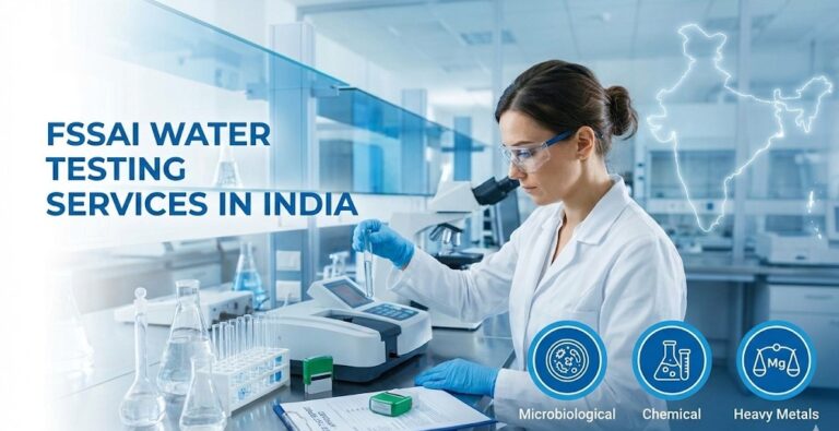 FSSAI water testing services in India with NABL-accredited lab and IS 10500 compliance